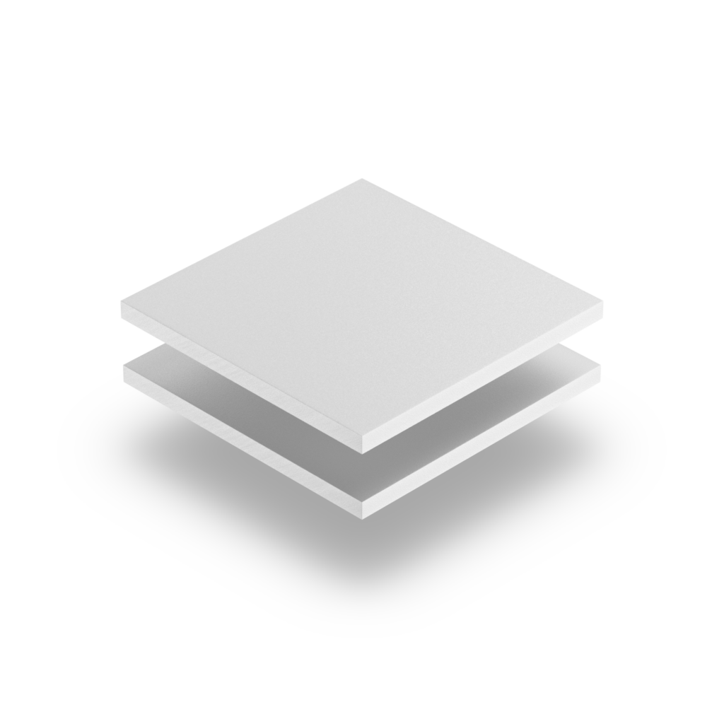 Plaque PVC expansé blanc 3mm RAL 9003